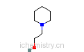 CAS:3040-44-6_N-羟乙基哌啶的分子结构