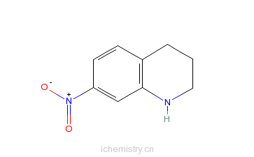 CAS:30450-62-5_7-硝基四氢喹啉的分子结构