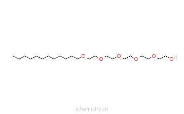 CAS:3055-95-6_月桂醇聚醚-5的分子结构