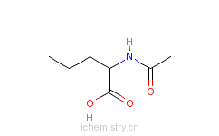 CAS:3077-46-1_N-乙酰-L-异亮氨酸的分子结构