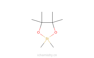 CAS:3081-20-7_2,2,4,4,5,5-六甲基-1,3-二氧-2-硅代环戊烷的分子结构