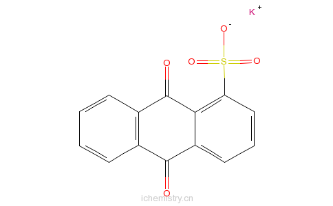 CAS:30845-78-4_蒽醌-1-磺酸钾盐的分子结构