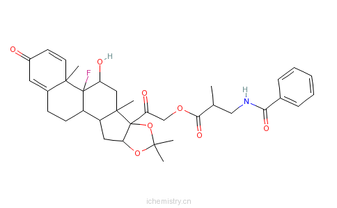 CAS:31002-79-6_苯曲安奈德的分子结构