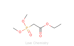 CAS:311-46-6_乙基磷酰基乙酸二甲酯的分子结构