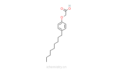 CAS:3115-49-9_(4-壬基苯氧基)乙酸的分子结构
