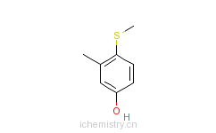 CAS:3120-74-9_3-甲基-4-甲硫基苯酚的分子结构