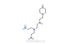 CAS:31295-53-1_1-[2-[[2-[双(2-氨乙基)氨基]乙基]氨基]乙基]哌嗪的分子结构