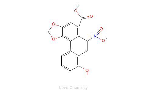 CAS:313-67-7_马兜铃酸的分子结构