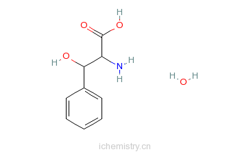 CAS:313222-82-1_D-3-苯基丝氨酸一水物的分子结构