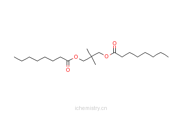 CAS:31335-74-7_2,2-二甲基-1,3-丙二醇二辛酸酯的分子结构