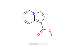 CAS:316375-85-6_中氮茚-1-甲酸甲酯的分子结构