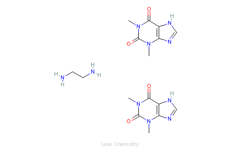 CAS:317-34-0_氨茶碱的分子结构