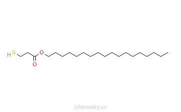 CAS:31778-15-1_3-氢硫基丙酸十八烷酯的分子结构
