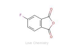 CAS:319-03-9_4-氟酞酐的分子结构