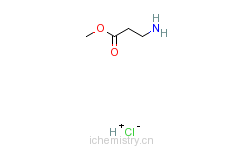 CAS:3196-73-4_3-氨基丙酸甲酯盐酸盐的分子结构