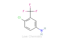 CAS:320-51-4_5-氨基-2-氯三氟甲苯的分子结构