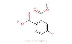 CAS:320-97-8_4-氟邻苯二甲酸的分子结构