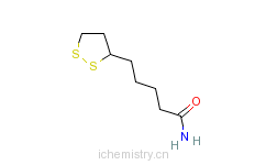 CAS:3206-73-3_DL-硫辛酰胺的分子结构
