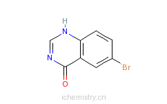 CAS:32084-59-6_6-溴-4-羟基喹唑啉的分子结构