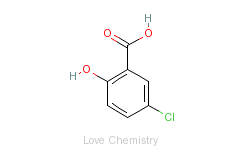 CAS:321-14-2_5-氯代水杨酸的分子结构
