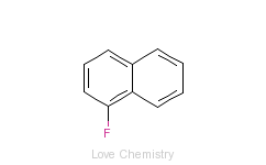 CAS:321-38-0_1-氟萘的分子结构