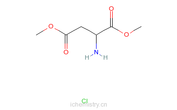 CAS:32213-95-9_L-天冬氨酸二甲酯盐酸盐的分子结构