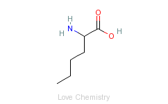 CAS:327-57-1_L-正亮氨酸的分子结构