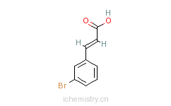 CAS:32862-97-8_3-溴肉桂酸的分子结构