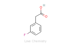 CAS:331-25-9_3-氟苯乙酸的分子结构