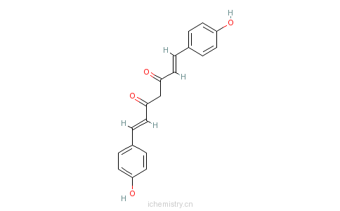 CAS:33171-05-0_(1E,6E)-1,7-Bis(4-hydroxyphenyl)-1,6-heptadiene-3,5-dioneķӽṹ