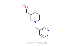 CAS:331978-27-9_1-(吡啶-3-基甲基)哌啶-3-甲醇的分子结构