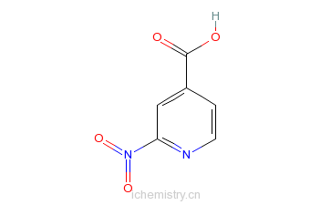 CAS:33225-74-0_2-硝基-4-吡啶甲酸的分子结构