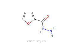CAS:3326-71-4_2-呋喃甲酰肼的分子结构