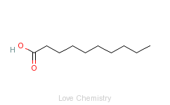 CAS:334-48-5_癸酸的分子结构