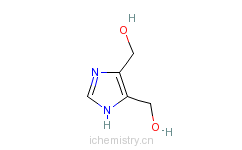 CAS:33457-48-6_1H-咪唑-4,5-二甲醇的分子结构