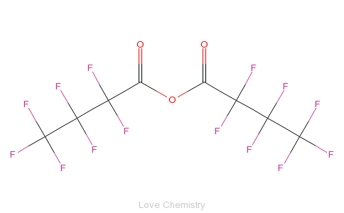 CAS:336-59-4_七氟丁酸酐的分子结构