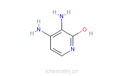 CAS:33631-02-6_3,4-二氨基-2-羟基吡啶的分子结构