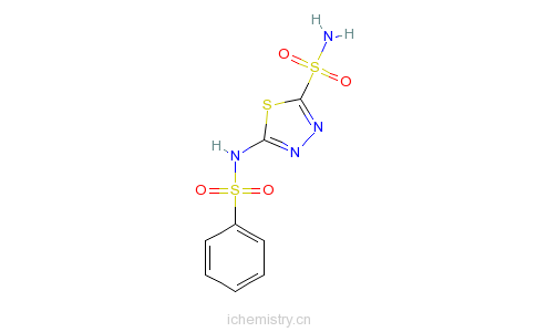CAS:3368-13-6_苯唑拉胺的分子结构