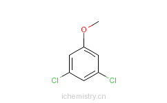 CAS:33719-74-3_3,5-二氯苯甲醚的分子结构