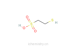 CAS:3375-50-6_2-巯基乙磺酸的分子结构