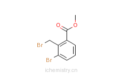 CAS:337536-14-8_3-溴-2-溴甲基苯甲酸甲酯的分子结构