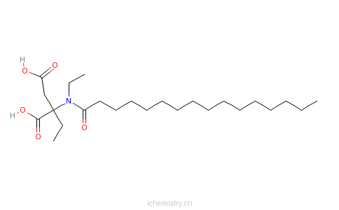 CAS:3397-14-6_棕榈酰基冬氨酸二乙基酯的分子结构