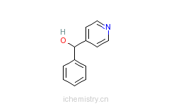CAS:33974-27-5_苯基(4-吡啶基)甲醇的分子结构