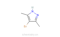CAS:3398-16-1_3,5-二甲基-4-溴吡唑的分子结构