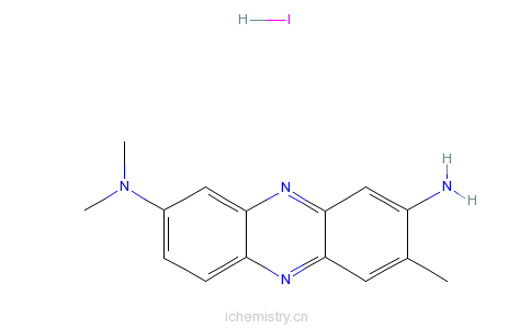 CAS:34038-87-4_碘中性红的分子结构