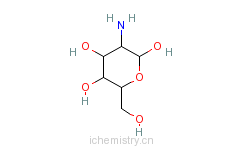 CAS:3416-24-8_葡糖胺的分子结构