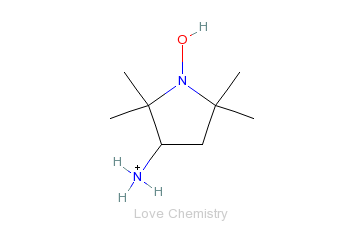 CAS:34272-83-8_3-氨基-2,2,5,5-四甲基-1-吡咯烷酮的分子结构