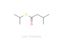 CAS:34322-06-0_3-׻-S-(1-׻һ)ӢƣButanethioicacid,3-methyl-,S-(1-methylethyl)esterķӽṹ