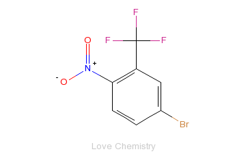 CAS:344-38-7_5-溴-2-硝基三氟甲苯的分子结构