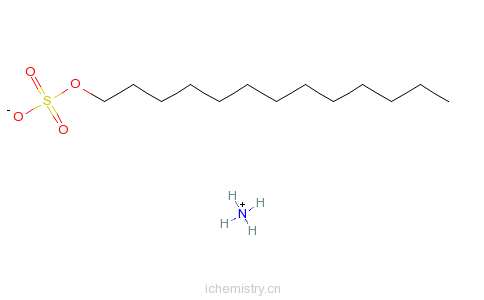 CAS:34506-45-1_十三烷基硫酸铵的分子结构
